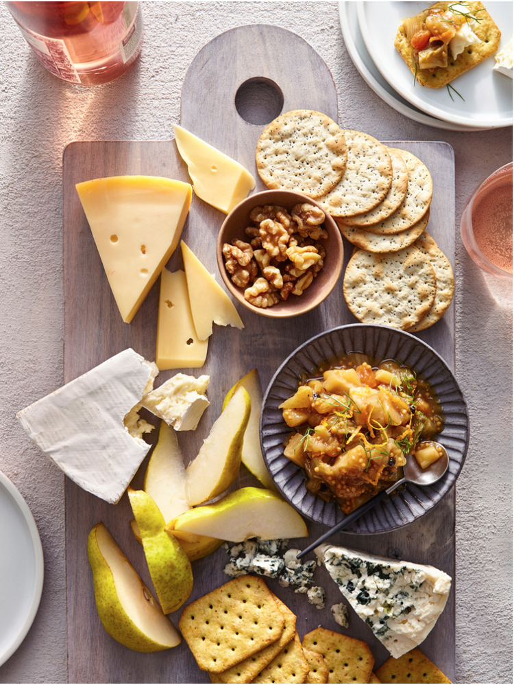 Pear Crostini Cheeseboard